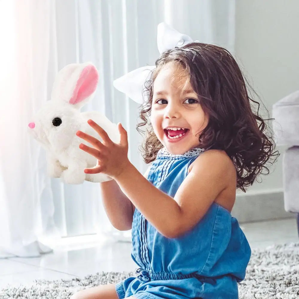Interactive Plush Bunny Toy with Sound and Movement ATHLEXES