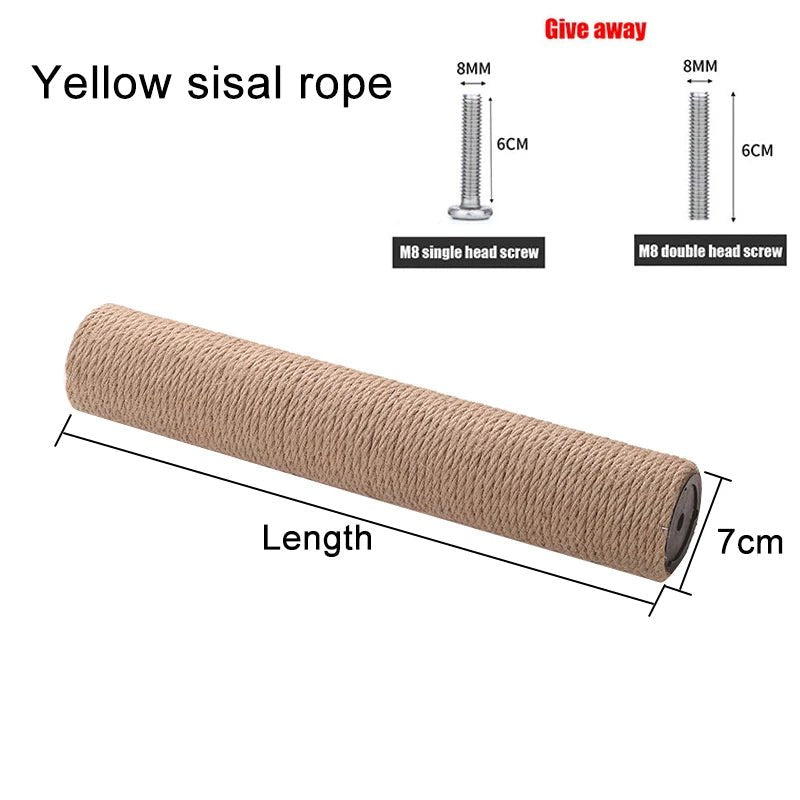 DIY Sisal Cat Scratching Post ATHLEXES