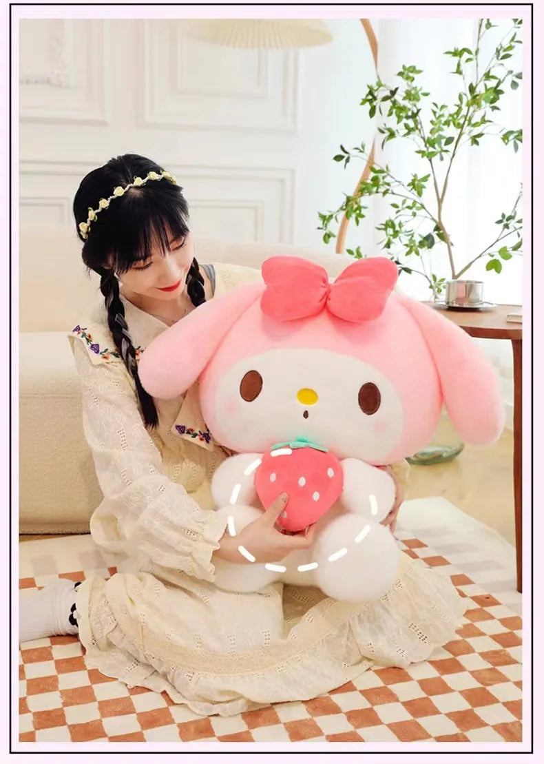 Kuromi Strawberry Plush Pillow Toy for Girls ATHLEXES