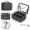 LuxeGlow LED Makeup Organizer with Mirror ATHLEXES