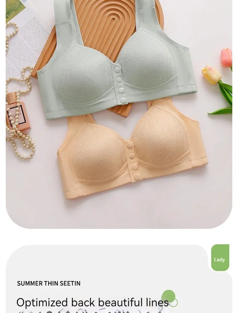 ComfortCurve Front Open Nursing Bra for Moms ATHLEXES