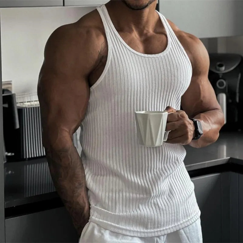 Clifford Menâ??s Summer Fitness Tank Top ATHLEXES
