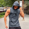 Hooded Cotton Gym Tank Top for Ultimate Fitness ATHLEXES