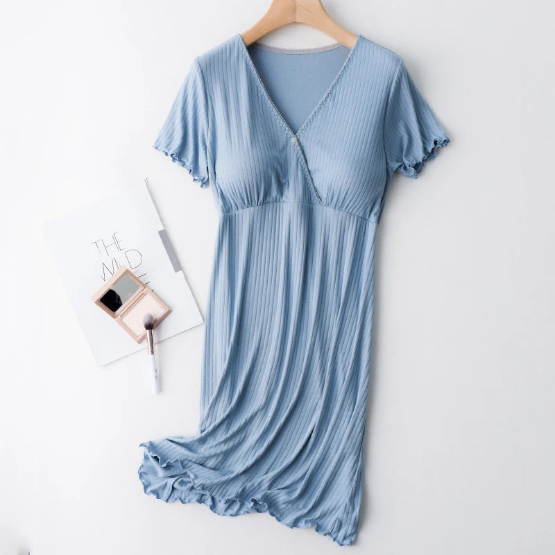 ComfortMaternity Modal Nursing Nightgown ATHLEXES