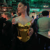 Goddess Glam Metallic Corset Top ATHLEXES