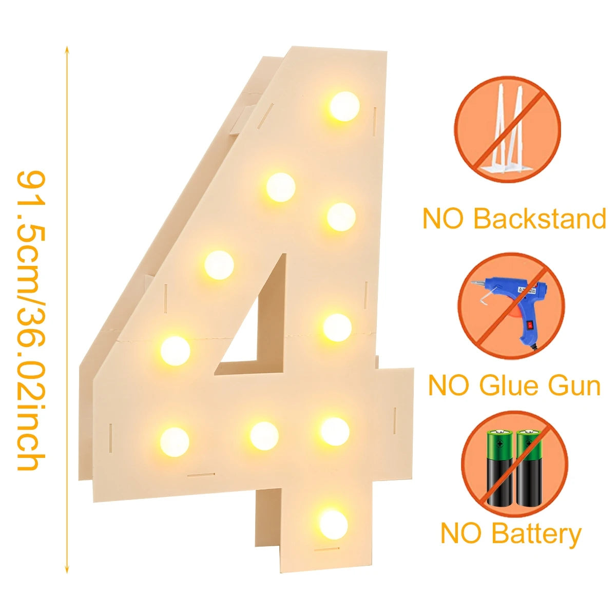 Giant LED Number Frame for Stunning Celebrations ATHLEXES
