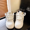 Star Design Lace Up Womenâ??s Platform Sports Sneakers ATHLEXES