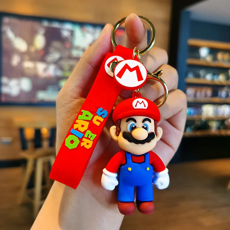 Super Mario Adventure Keychain Set: PVC Collectibles ATHLEXES