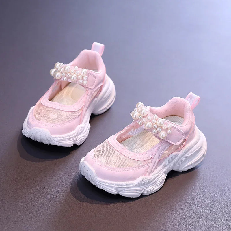Princess Pearl Mesh Tennis Shoes for Girls 2024 ATHLEXES