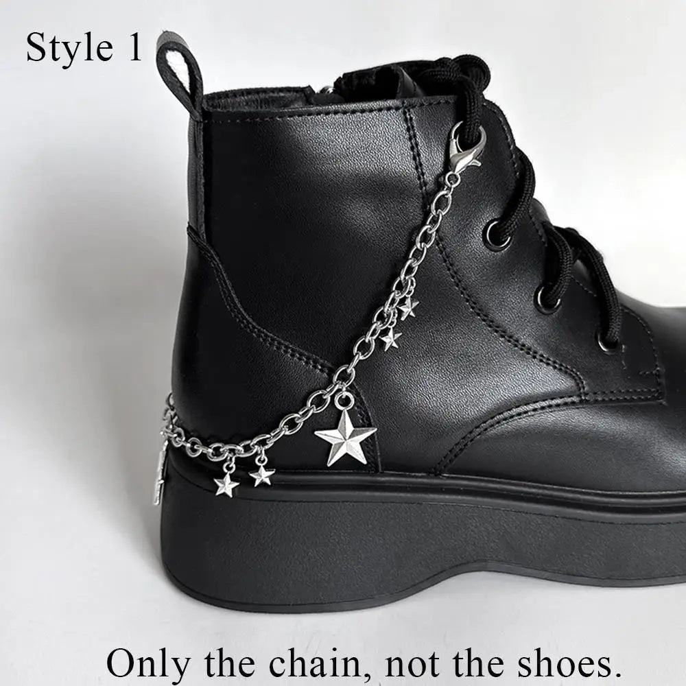 Pearl Charm Metal Shoe Buckle Chain Decorations ATHLEXES