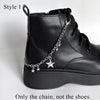 Pearl Charm Metal Shoe Buckle Chain Decorations ATHLEXES