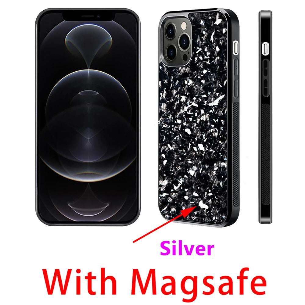 Magsafe Carbon Fiber Case for iPhone Models 10-15 ATHLEXES