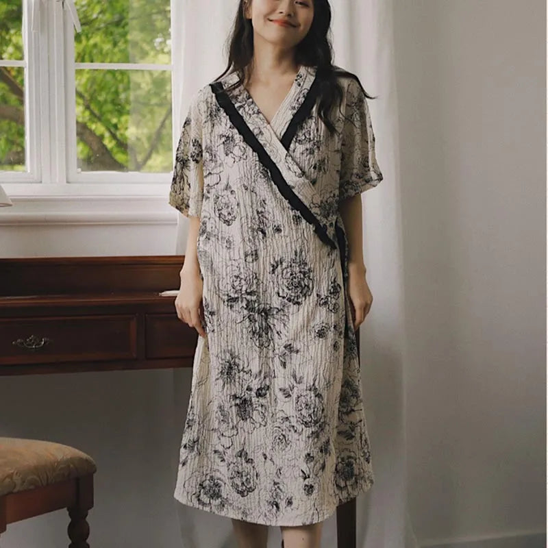 Maternity Comfort Nursing Nightgown ATHLEXES