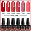 NailArt Pro 6pc UV Gel Polish Kit for Manicure ATHLEXES