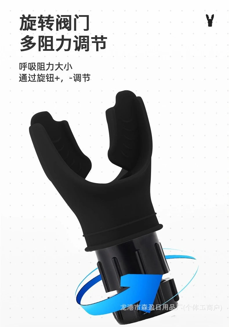 AirMax Portable Breathing Trainer Silicone Mouthpiece ATHLEXES