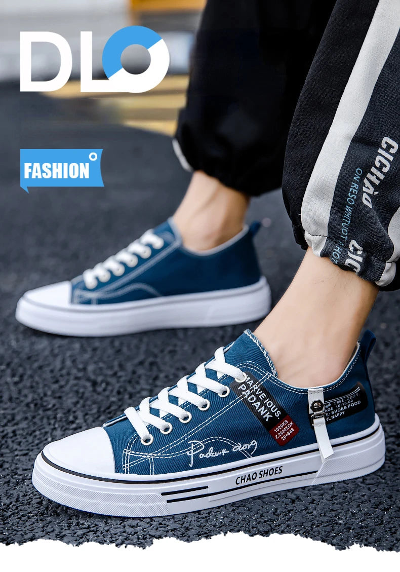 BreezeStep Canvas Sneakers for Men - Summer Comfort ATHLEXES