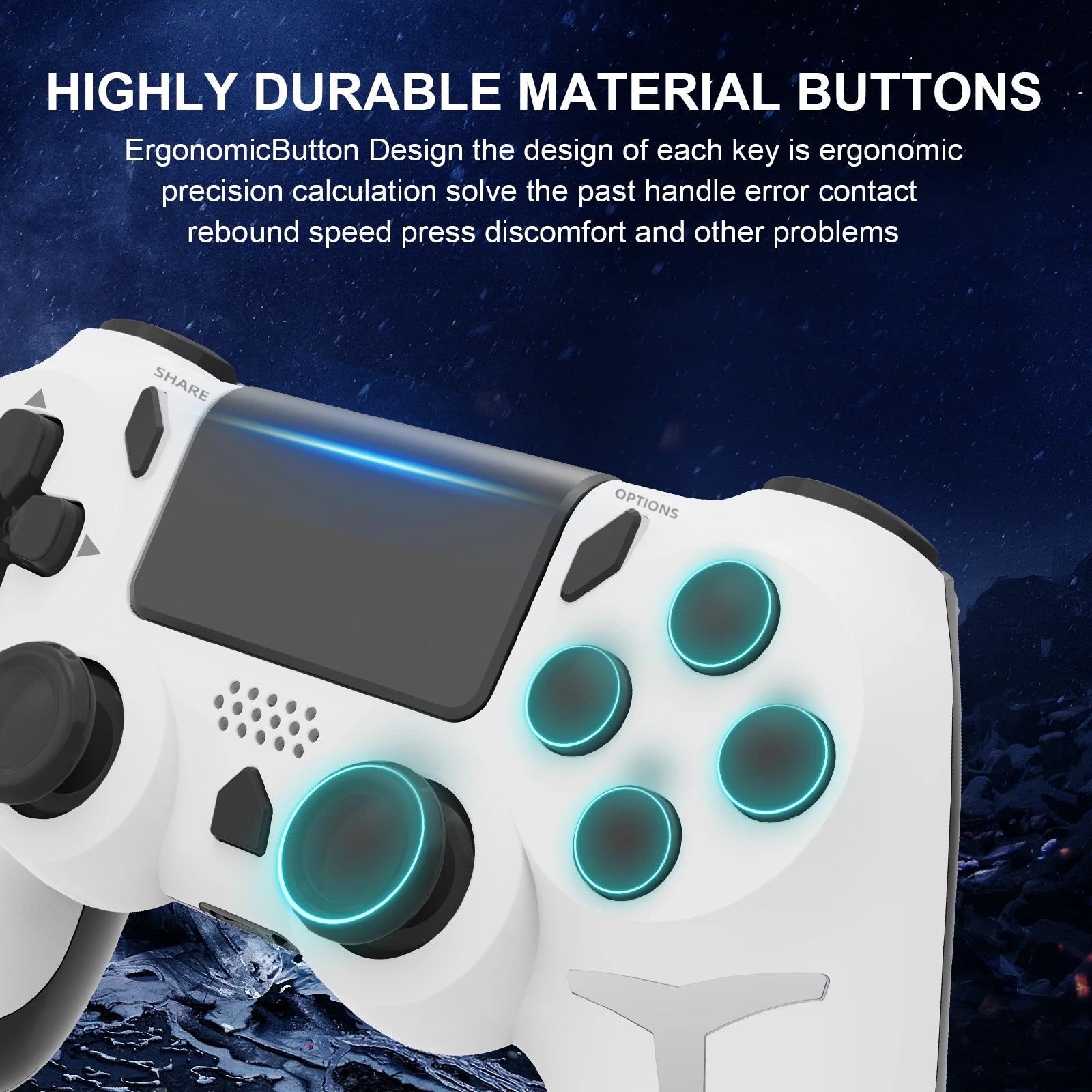 GAMINJA Bluetooth Game Controller with Touchpad ATHLEXES
