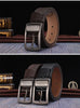 Luxury Cowhide Men's Belt with Metal Alloy Buckle ATHLEXES