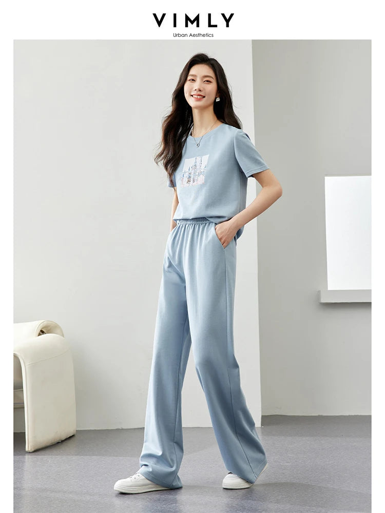 VIMLY Women's Chic Summer Tracksuit Set ATHLEXES