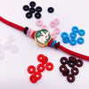 ColorSplash 6mm Rubber Clip Charms for Jewelry Crafting ATHLEXES