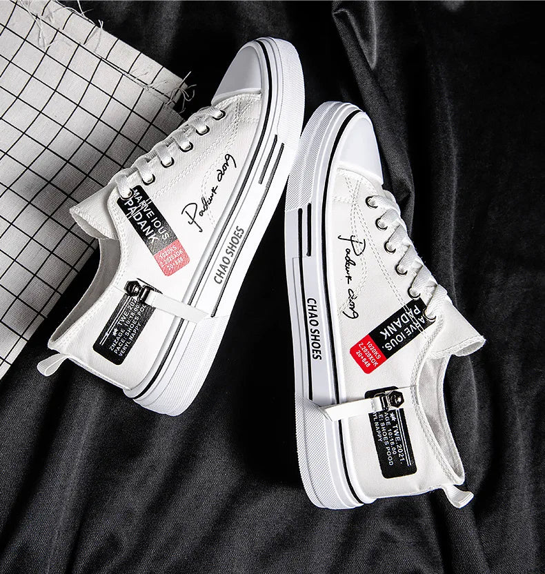 BreezeStep Canvas Sneakers for Men - Summer Comfort ATHLEXES