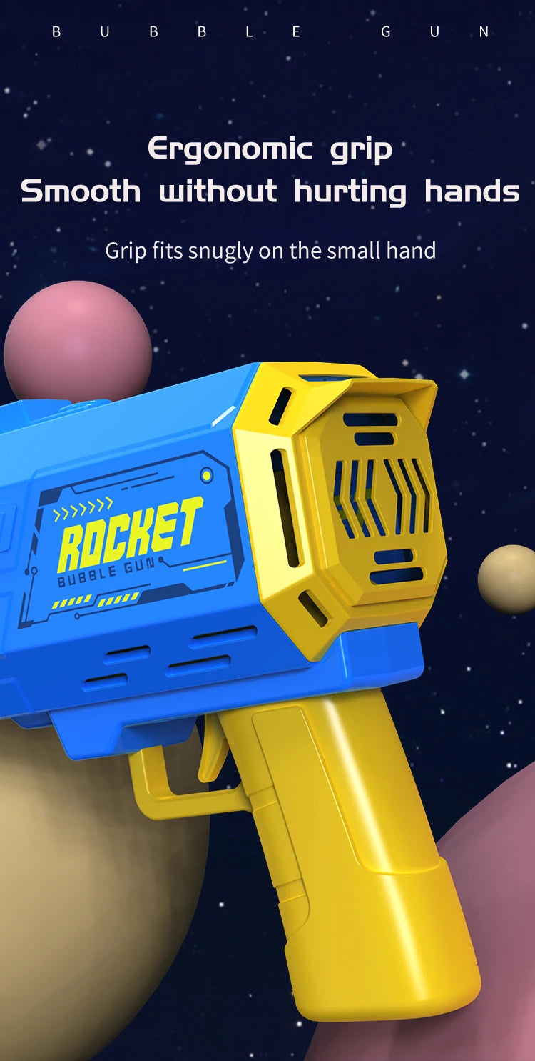 BubbleBlast LED Rocket Launcher Gun ATHLEXES