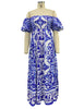 Boho Chic Puff Sleeve Maxi Dress for Women ATHLEXES