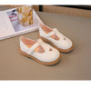 Charming Heart Princess Leather Flats for Kids ATHLEXES
