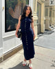 Elegant Knit Ribbed Maxi Dress with Pockets ATHLEXES