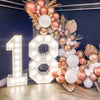 Illuminated Milestone Number Ornaments for Celebrations ATHLEXES