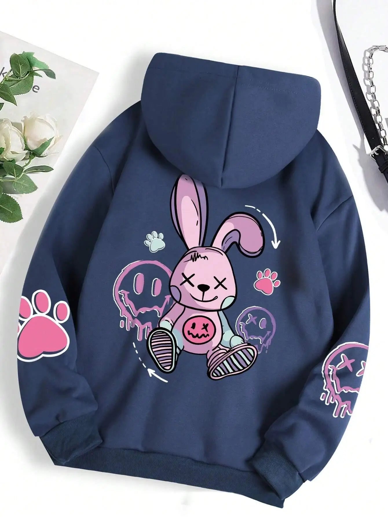 Urban Style Oversized Printed Hoodie for Women ATHLEXES