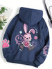Urban Style Oversized Printed Hoodie for Women ATHLEXES