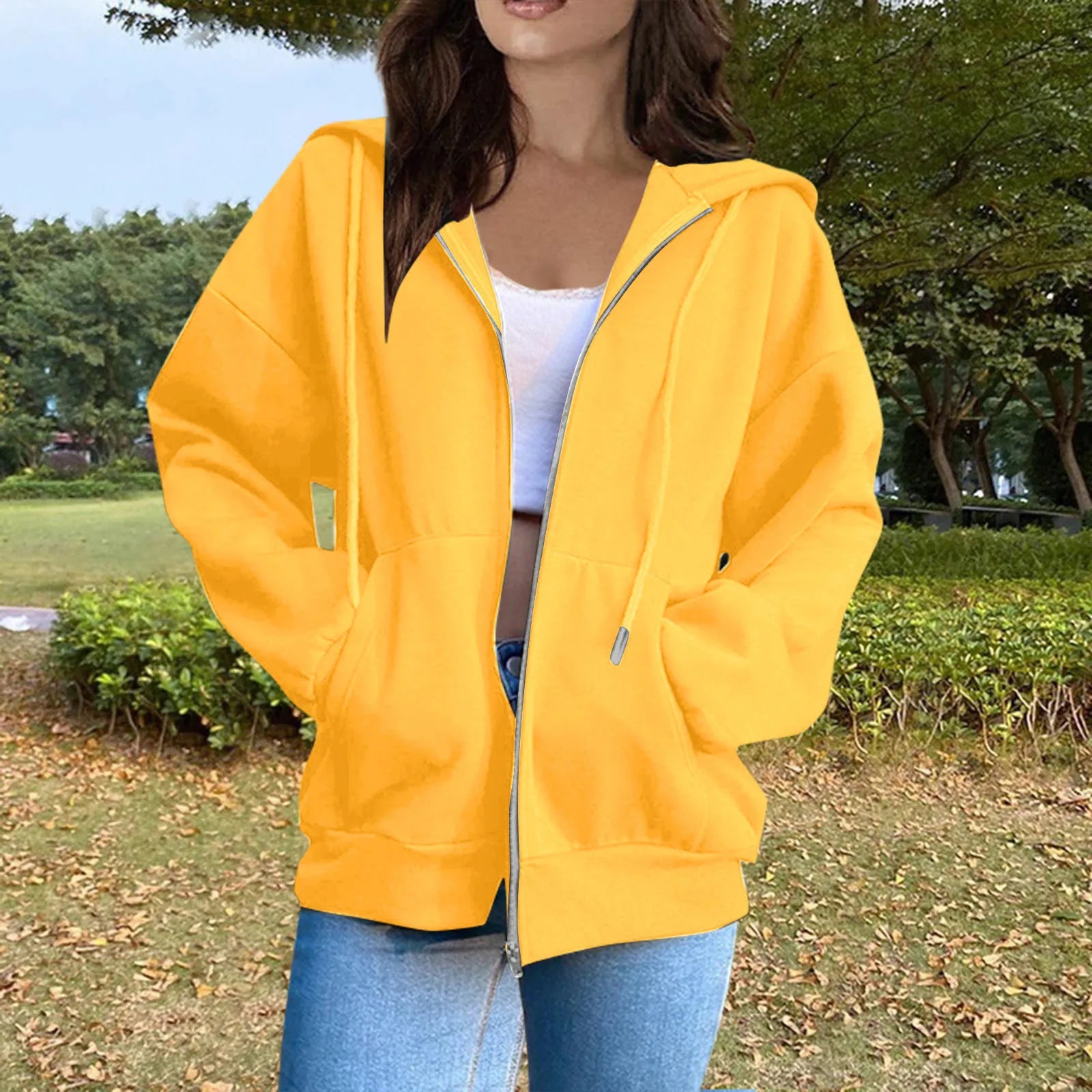 Chic Comfort 2024 Zip-Up Warm Hooded Sweatshirt for Women ATHLEXES