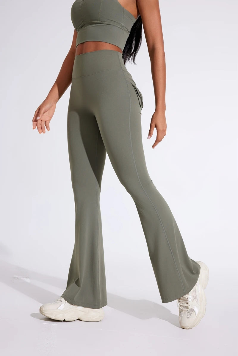 JoyFit High Waisted Bell Bottom Yoga Pants ATHLEXES