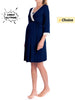 Elegant Maternity Lace Tie Pajama Set ATHLEXES