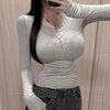 Korean Slim Fit Sexy T-Shirt for Women 2025 ATHLEXES