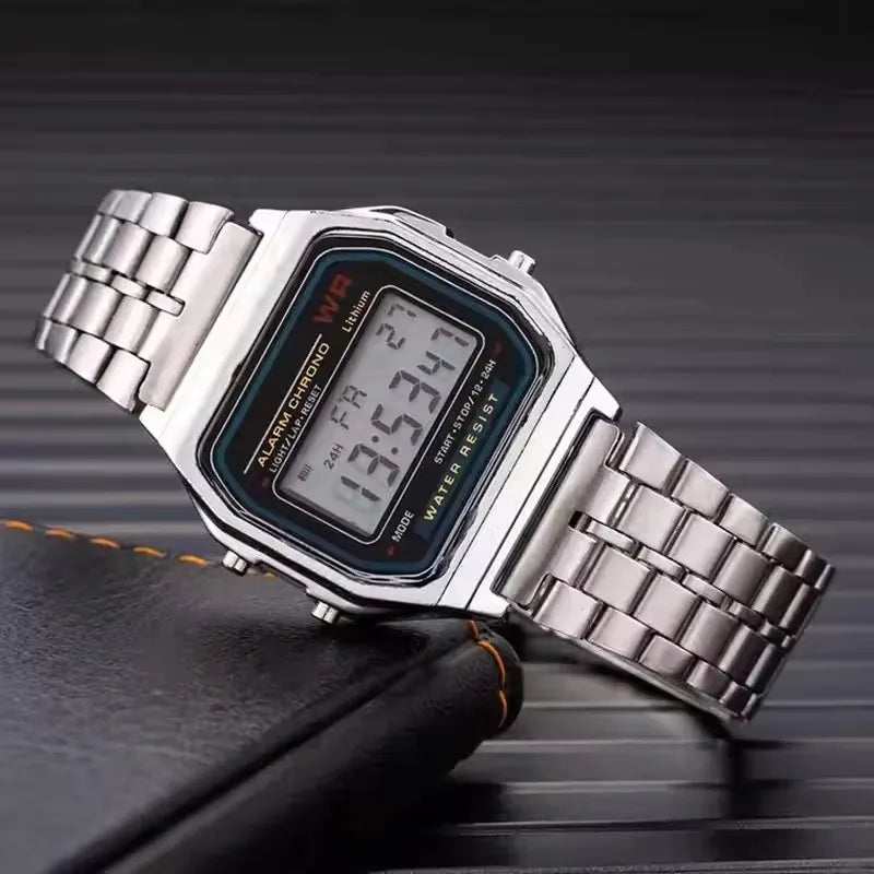 RetroLux Waterproof Digital Band Watch ATHLEXES