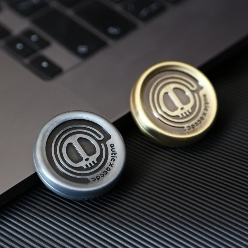 Devil Milk Cap Haptic Fidget Coins for Stress Relief ATHLEXES