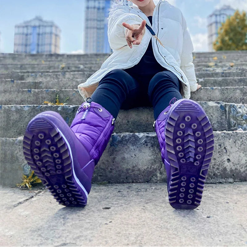 ChicFrost Plush Waterproof Winter Platform Boots ATHLEXES