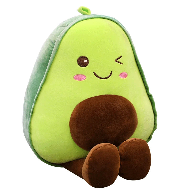 Plush Avocado Delightful Round Doll Cushion Toy ATHLEXES