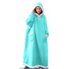 CozySleeve Oversized Flannel Hoodie Blanket for All Seasons ATHLEXES