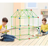 Creative Kids Fort Building Blocks Tent Brick Kit for DIY Fun ATHLEXES