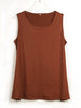 Plus Size Casual Crew Neck Sleeveless Tank Top ATHLEXES