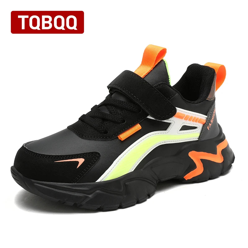 AquaStride Kids Waterproof Leather Sneakers ATHLEXES
