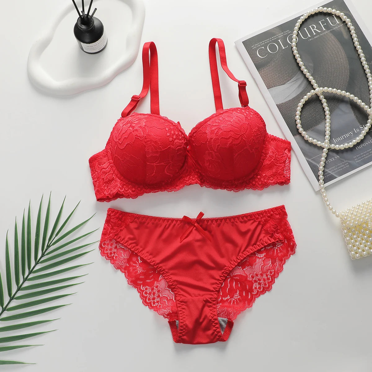 2-Piece Sexy Multi-Color Lingerie Set For Women A2155 ATHLEXES