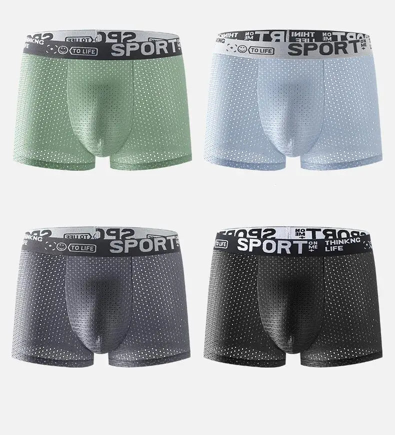 UltraComfort Mesh Boxer Shorts for Men ATHLEXES