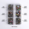 GlamCrystal 1540Pcs Hotfix Glass Rhinestones Set SS6-SS30 ATHLEXES