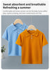 Stylish Kids' Solid Color Polo T-Shirt ATHLEXES