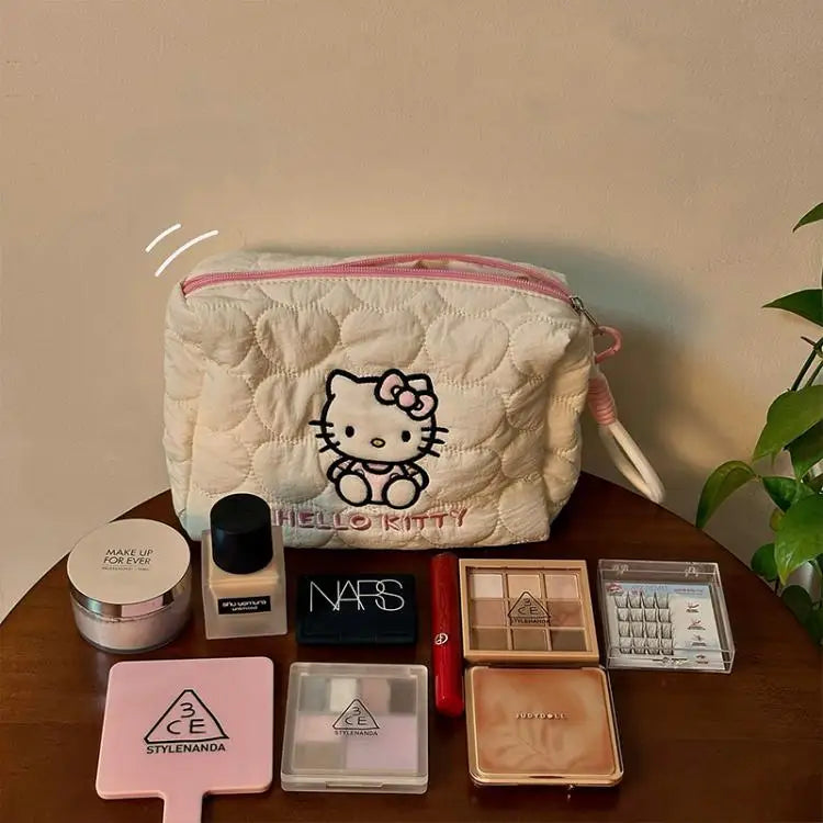 Hello Kitty Cloud Makeup Bag for Travel Storage ATHLEXES