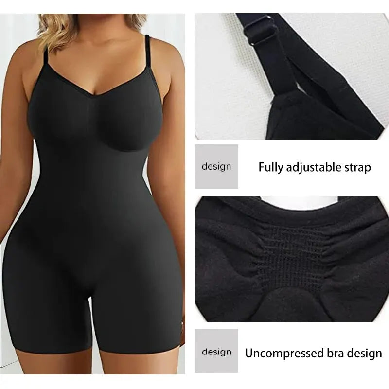 SleekFit High Waist Tummy Control Bodysuit ATHLEXES